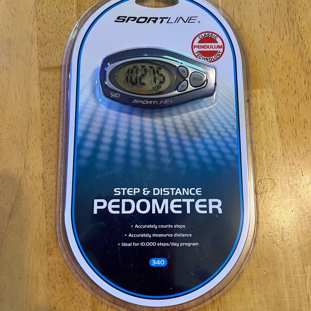 Sportline Step and Distance Pedometer 340